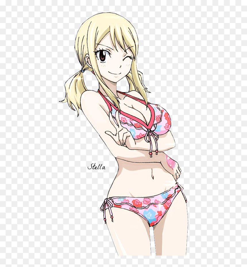 Lucy Heartfilia Sexy Bikini - Hot Lucy Heartfilia Bikini, HD Png Download - lucy heartfilia png