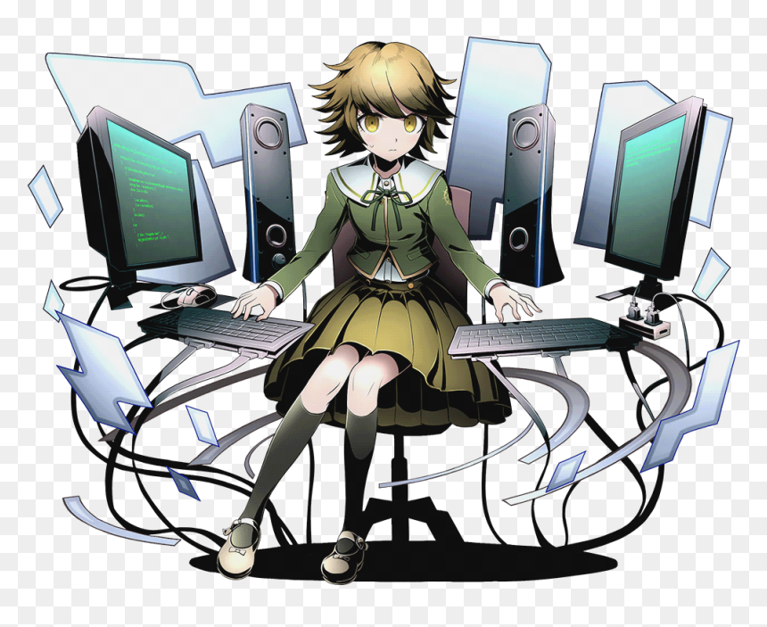Divine Gate Danganronpa, HD Png Download - anime sweat drop png