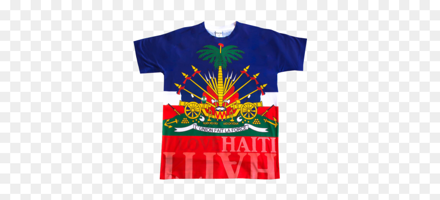 Haitian Flag And Tshirts Png, Transparent Png - haiti flag png