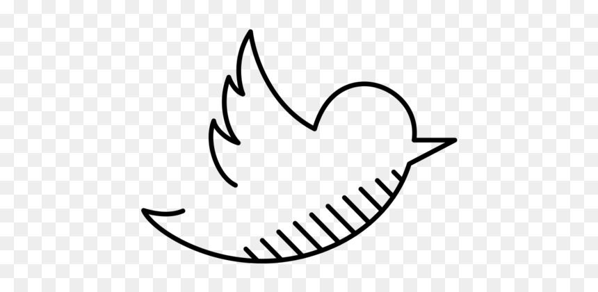 Twitter, HD Png Download - white twitter png