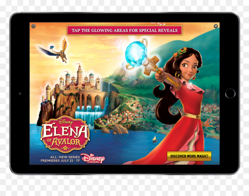 Dec Elenaavalor Left T 1 July - Tablet Computer, HD Png Download - elena of avalor png