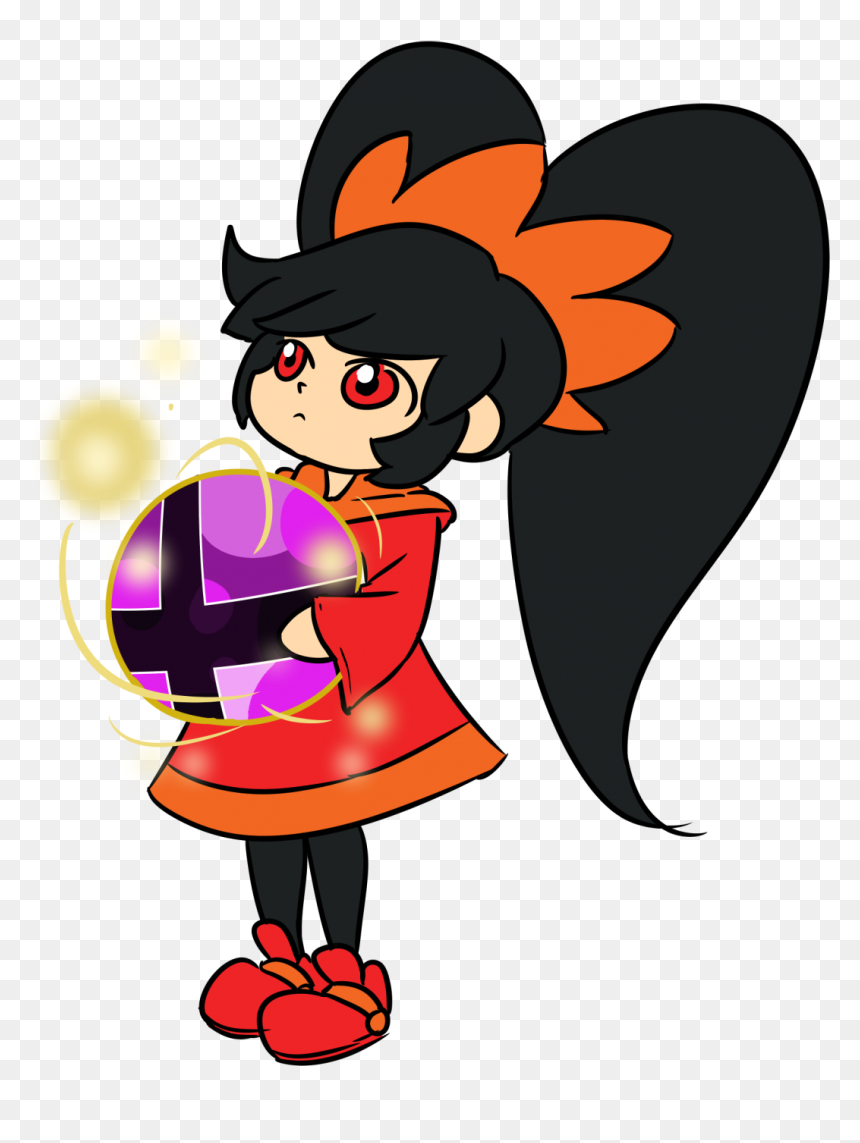 View Samegoogleiqdbsaucenao Ashley Holding Smash Ball - Cartoon, HD Png Download - smash ball png