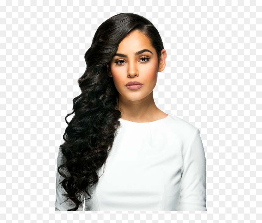 Hair Weave Model Copyright Free , Png Download - Her Imports Body Wave, Transparent Png - hair model png