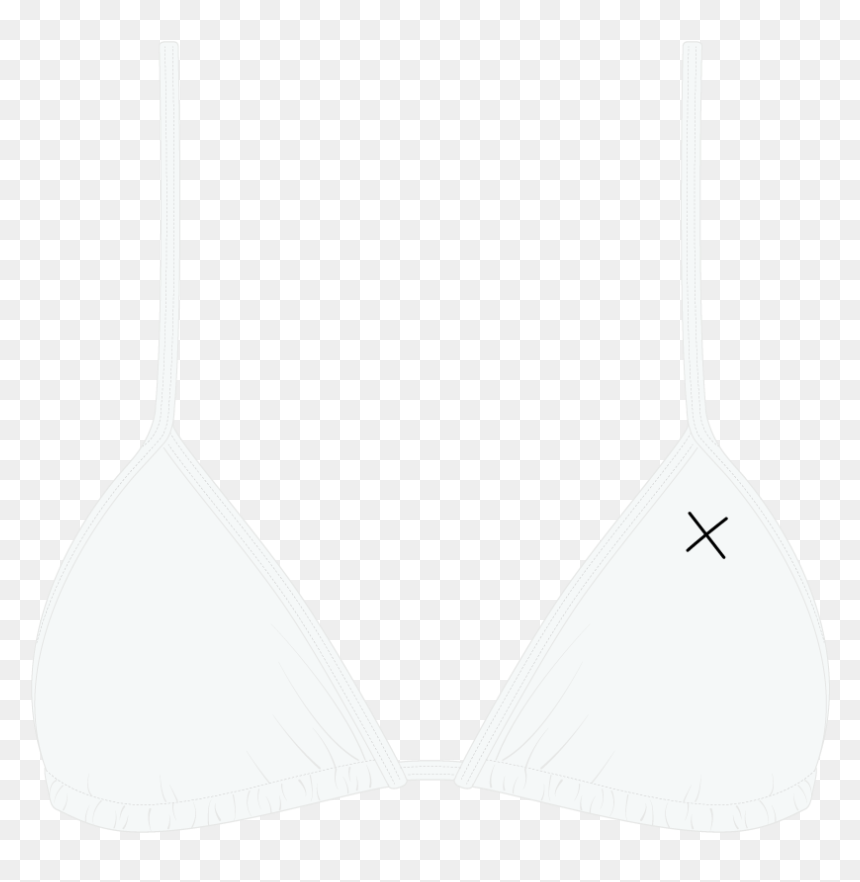 Venice White Bikini Top Ii - Brassiere, HD Png Download - bikini png