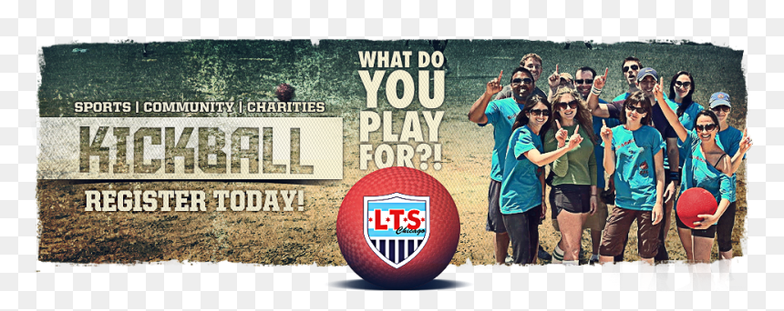 Play Kickball With Lts Chicago - Chicago, HD Png Download - kickball png