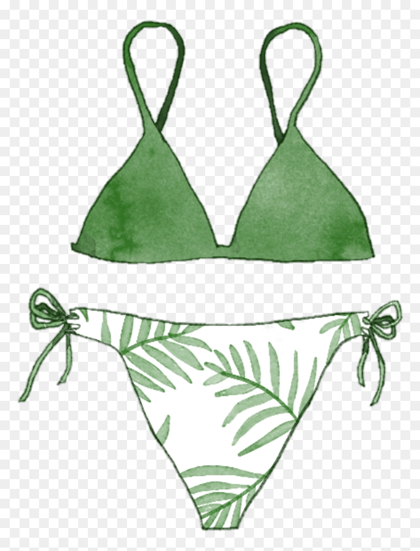 Swimsuit Bottom Clipart , Png Download - Green Bikini Transparents, Png Download - bikini png