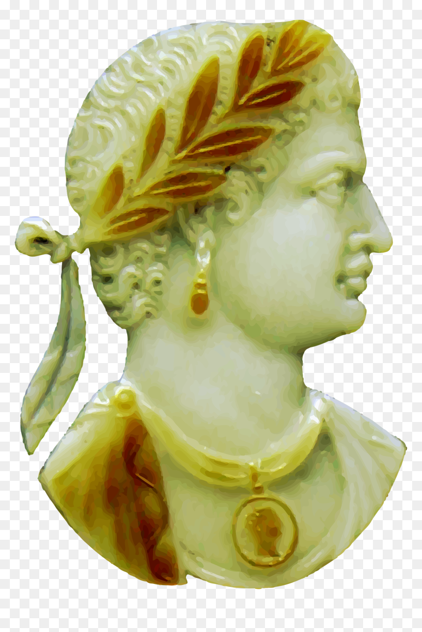 Greek Clipart Bust Roman - Icon, HD Png Download - vaporwave statue png