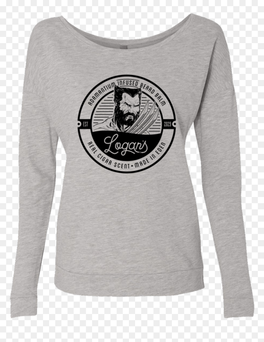 Logans Beard Balm French Terry Scoop - Long-sleeved T-shirt, HD Png Download - terry crews png