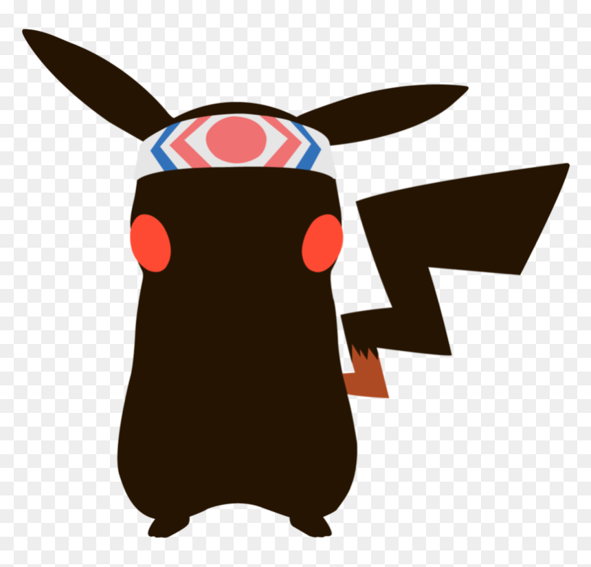 Pikachu, Red Bandana - Sunset Silhouette Smash Bros, HD Png Download - red bandana png