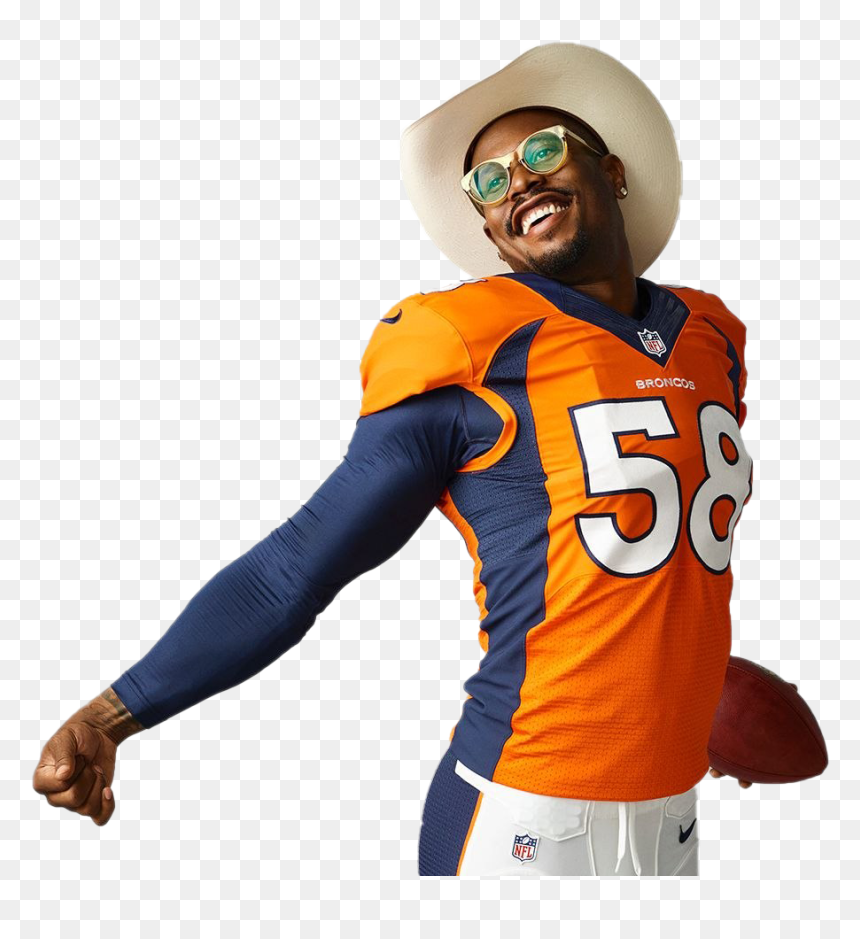 Von Miller Png Download Image - Denver Broncos, Transparent Png - aaron rodgers png