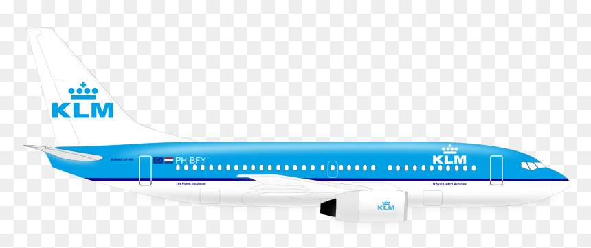Klm Plane Clipart - Klm Png, Transparent Png - airplane clipart png