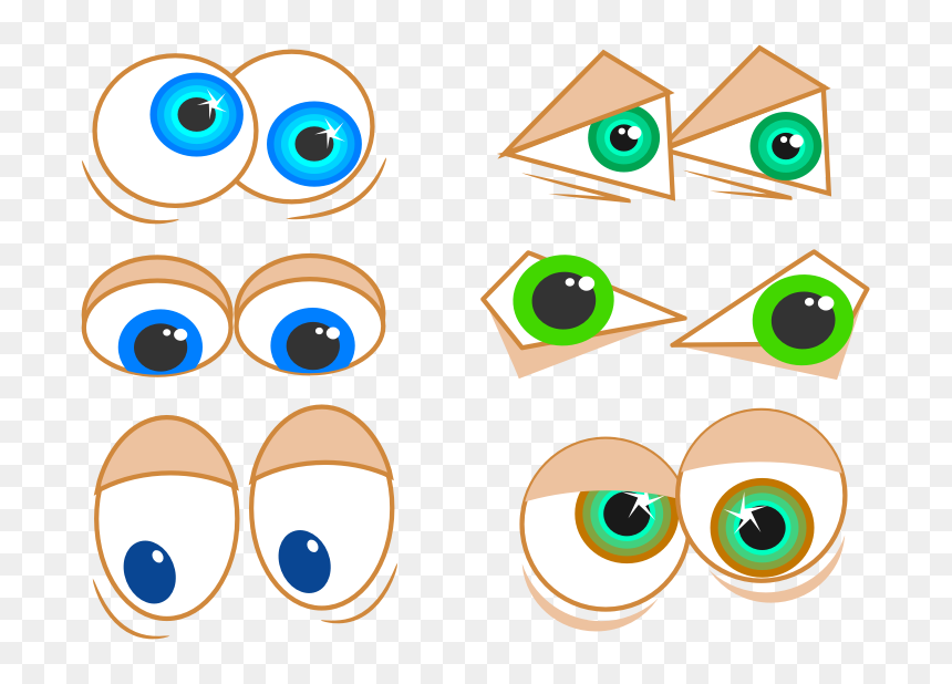 Cartoon Eyes - Cartoon Eyes Clip Art, HD Png Download - cartoon eye png