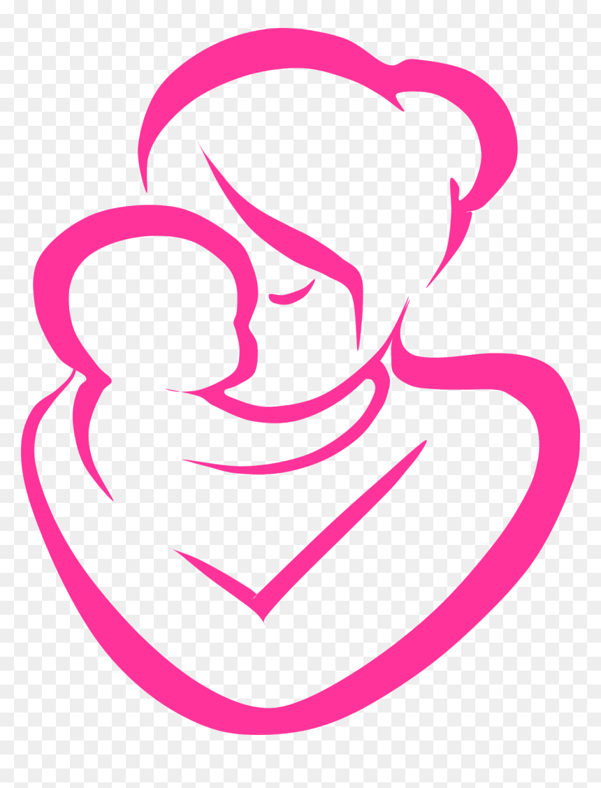 Mother Child Love Clipart - Safe Motherhood Week 2019, HD Png Download - baby clipart png