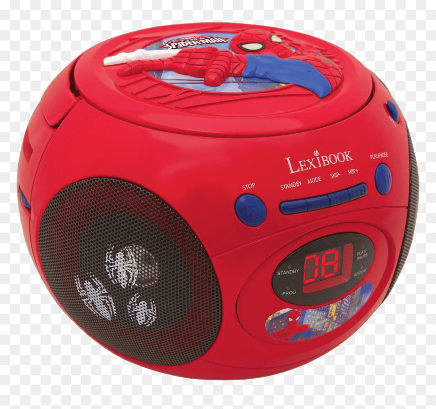Radio Cd Spiderman, HD Png Download - boom box png