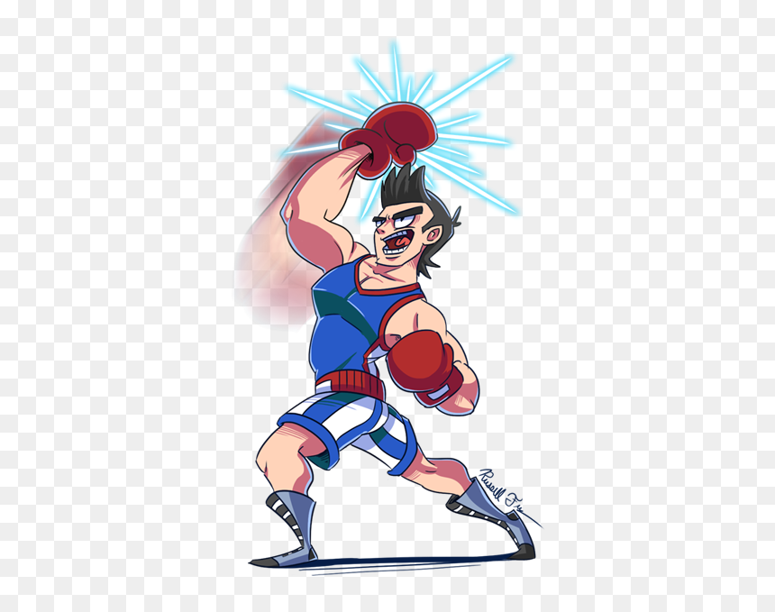 Here’s My Little Mac Entry For The Supersmashartists - Cartoon, HD Png Download - little mac png