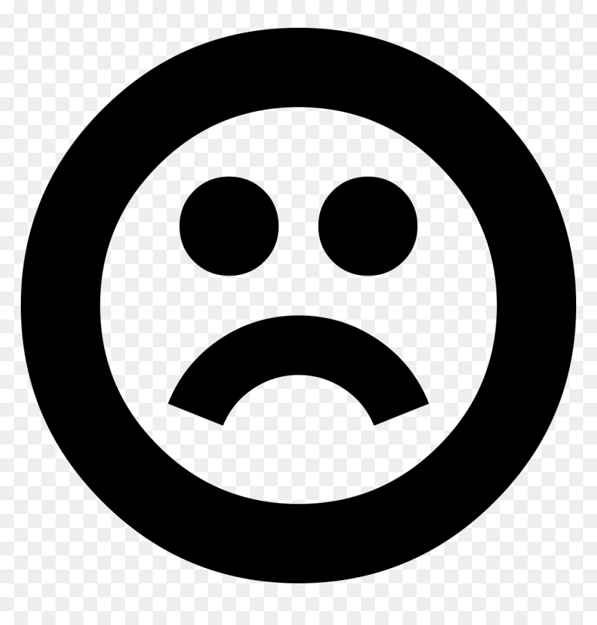 Frown - Png Fast Forward Button, Transparent Png - frown png