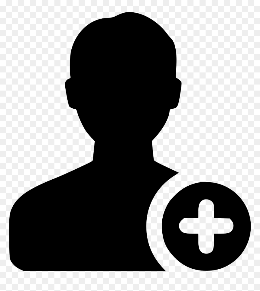 User Man Plus - Forma De Hombre, HD Png Download - plus icon png