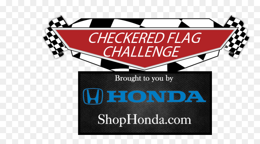 Play The Checkered Flag Challenge - Honda, HD Png Download - race flag png