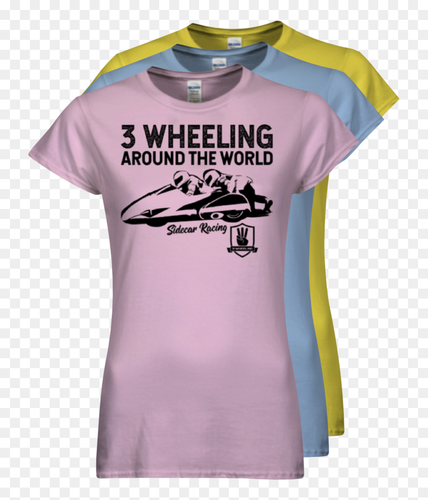 3w T-shirt Sidecar Racing Stack - Active Shirt, HD Png Download - race flag png