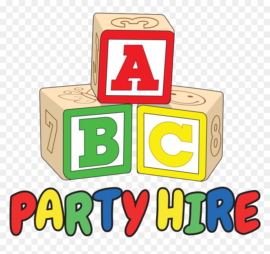 Abc Party Hire - Christening Abc Clipart, HD Png Download - abc png