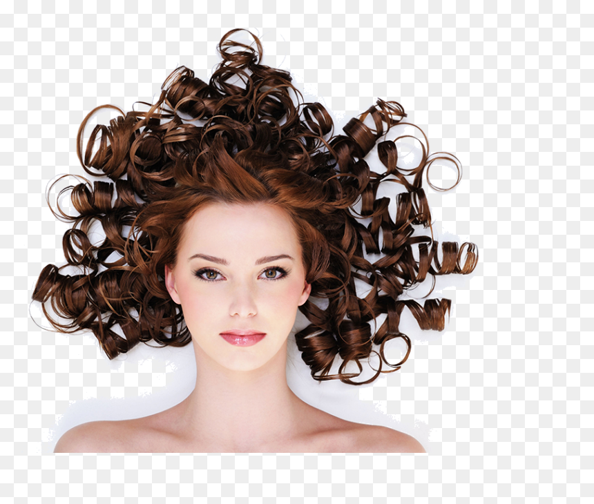 Thumb Image - Curly Hair Girl Hd, HD Png Download - hair model png
