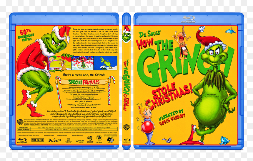 Cartoon, HD Png Download - the grinch png