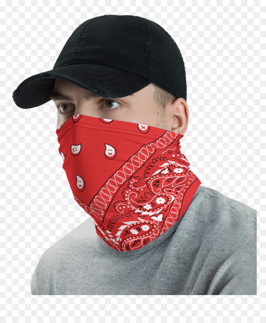 Red Bandana "
 Data Image Id="7098869121114"
 Data - Camo Neck Gaiter, HD Png Download - red bandana png