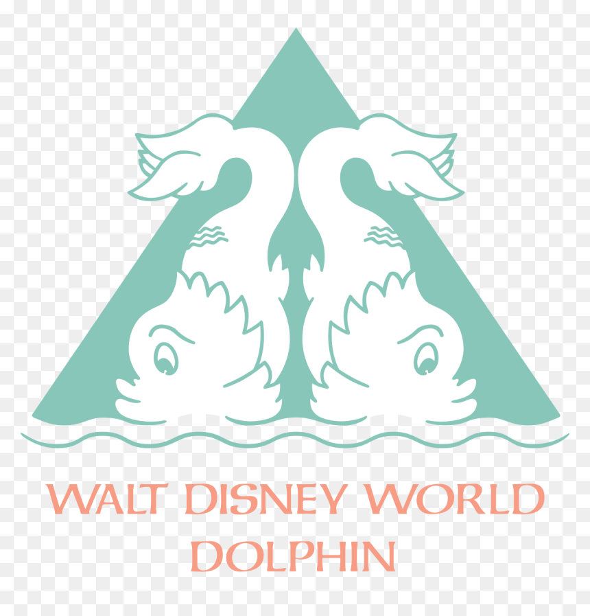 Disney Swan And Dolphin Logo, HD Png Download - dolphins logo png