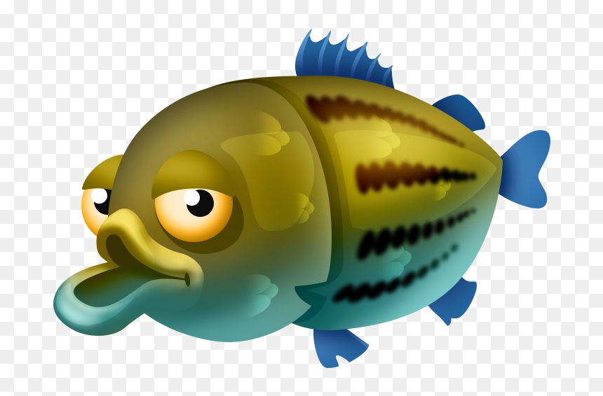 Fish , Png Download - Red Salmon Clipart, Transparent Png - bass fish png