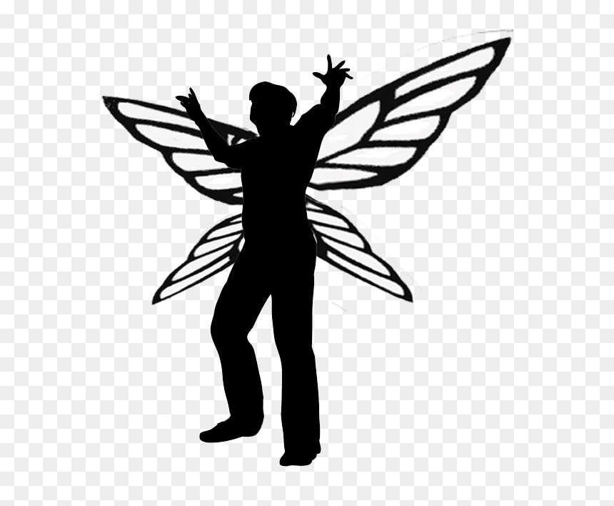Transparent Fairies Silhouette Clipart - Transparent Wonder Woman Tiara Png, Png Download - fairy silhouette png