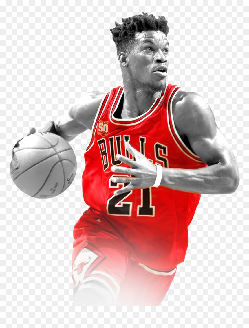 Jimmy Butler Transparent Image-recovered - Chicago Bulls Player Png, Png Download - jimmy butler png