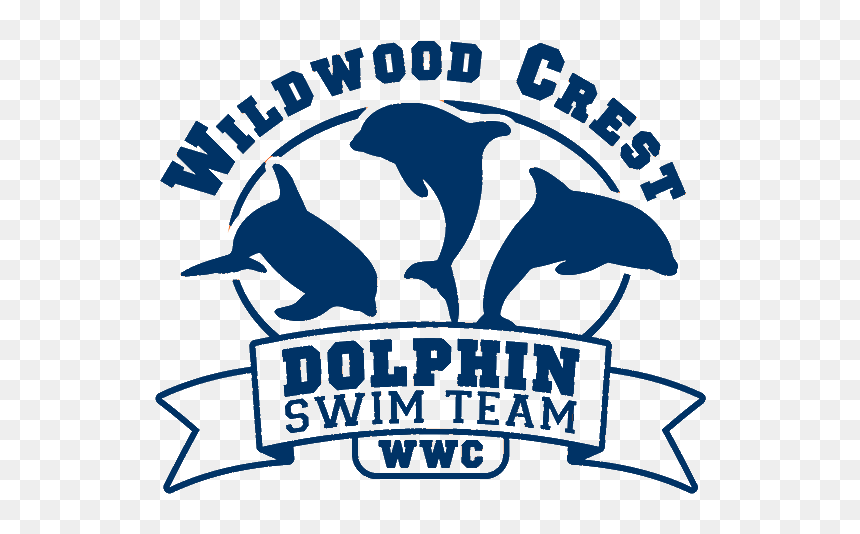 Wildwood Crest Dolphins Logo - Dolphin Swim Team, HD Png Download - dolphins logo png