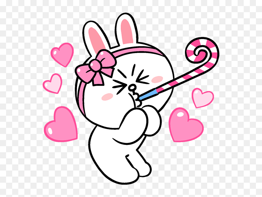 Linefriends Brown Cony Balloons Cute Party Birthday - Line Brown Cony Birthday, HD Png Download - rilakkuma png