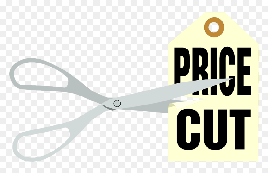 Cut Clipart Small Scissors - Price Cut Tag Png, Transparent Png - cut png