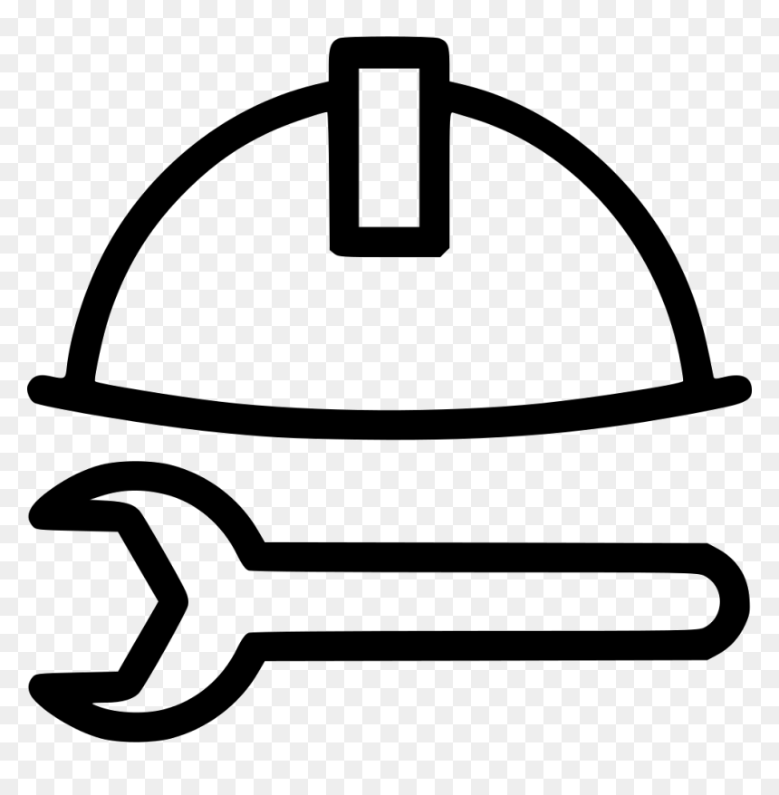 Christmas Icon Png White And Black, Transparent Png - construction tools png