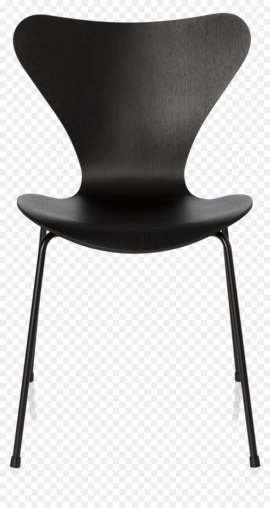 Series 7 Chair Arne Jacobsen Balck Coloured Ash Monochrome - Lilly Chair By Arne Jacobsen, HD Png Download - ash png