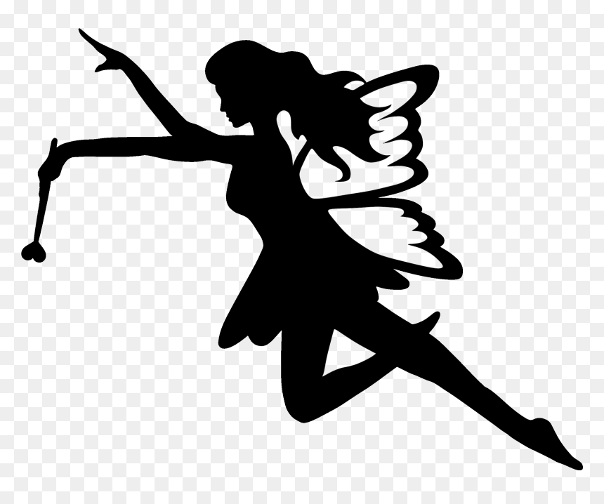 Fairy Silhouette Png, Transparent Png - fairy silhouette png