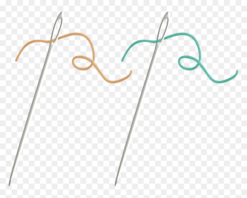 Background Needle Transparent Thread - Иголка С Ниткой Пнг, HD Png Download - needle and thread png