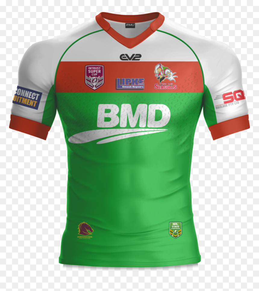 Wynnum Manly Seagulls Jersey, HD Png Download - seagulls png