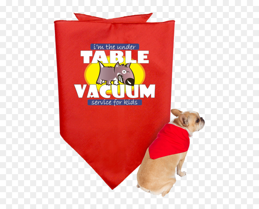 Vacuum Under Table Png - Dog Licks, Transparent Png - red bandana png