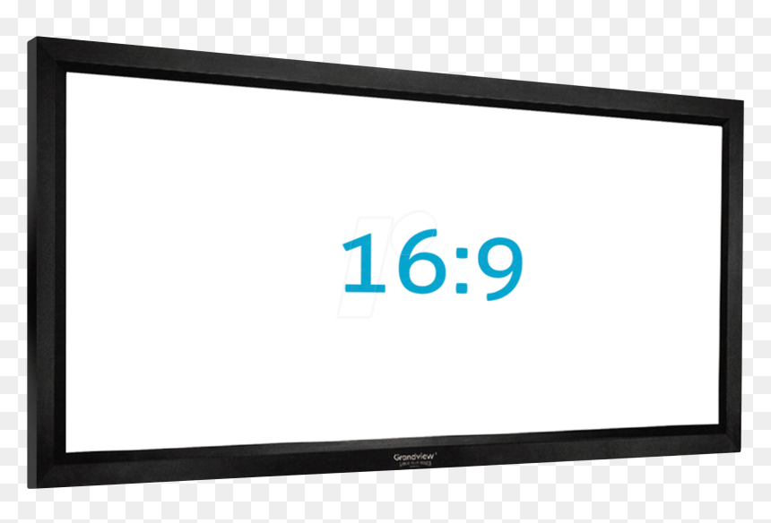 Prestige Fixed Frame Screen, 342,9cm , 298,8x168,0cm, - Led-backlit Lcd Display, HD Png Download - tv frame png