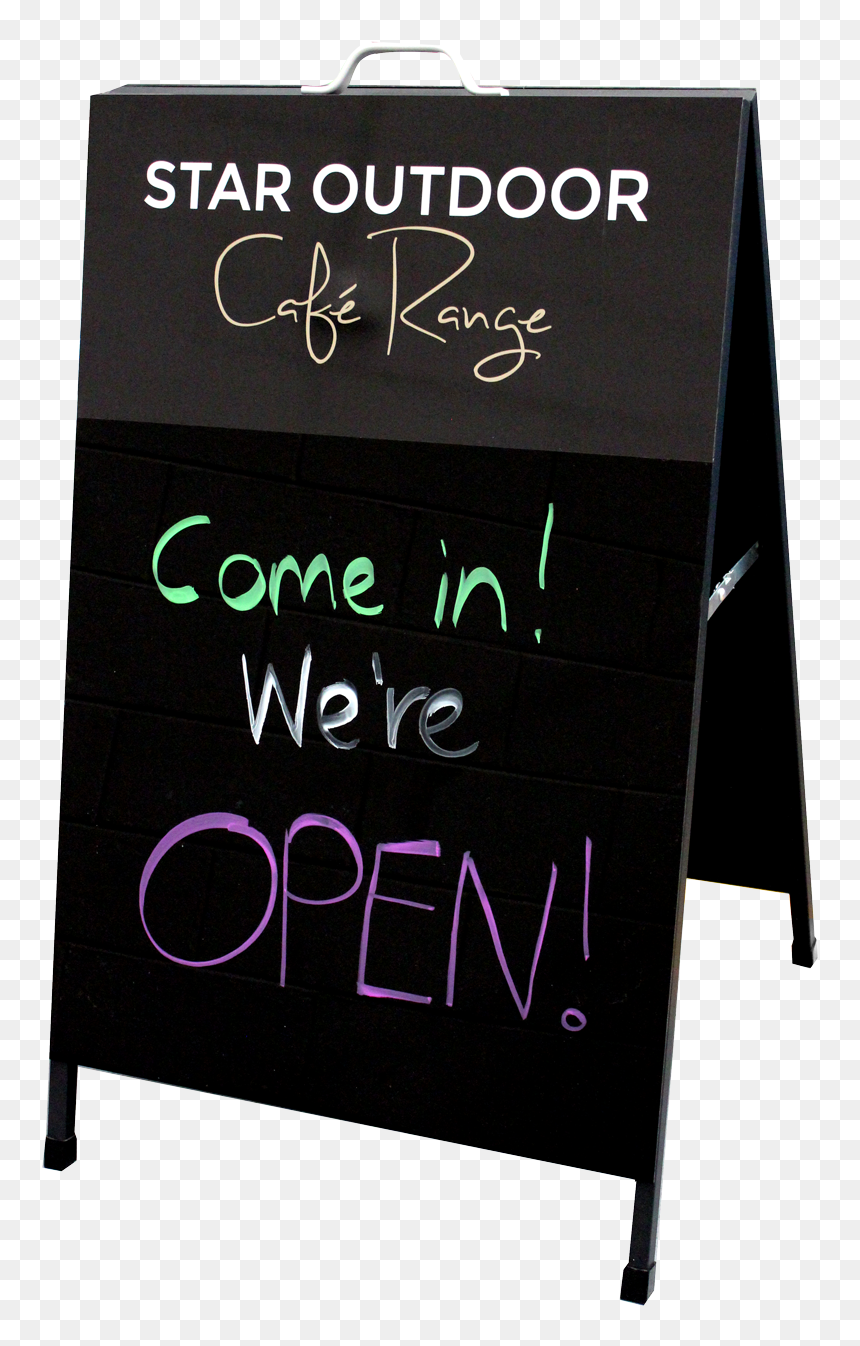 Black Board A-frame - Plywood, HD Png Download - blackboard png