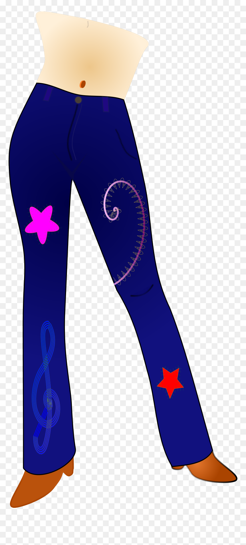 Blue Jeans Clip Art, HD Png Download - florida outline png