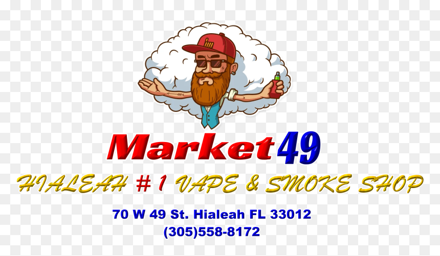 Market 49 Vape & Smoke Shop Hialeah, HD Png Download - vape smoke png