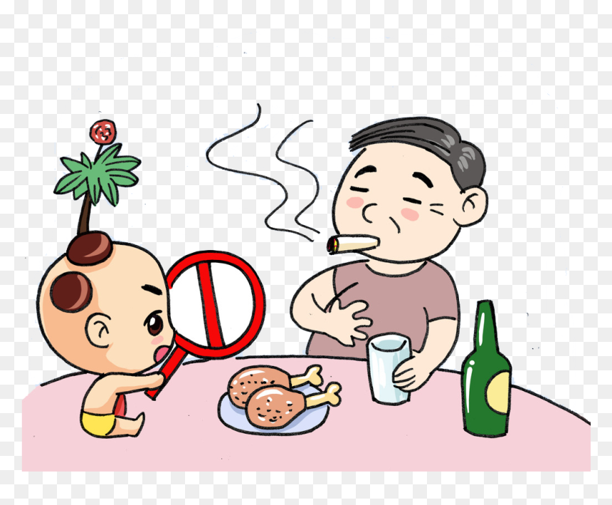 Thumb Image - Cartoon Drawing On Smoking, HD Png Download - smoking png