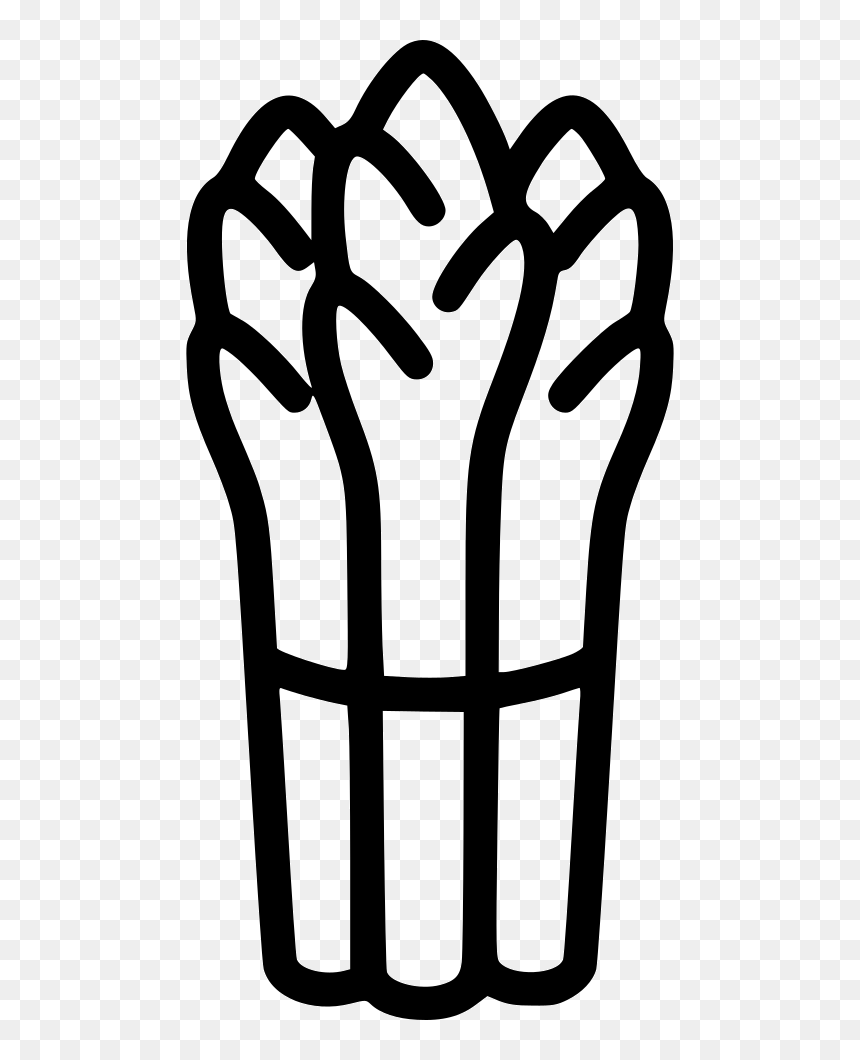 Asparagus - Black And White Clipart Of Asparagus, HD Png Download - asparagus png