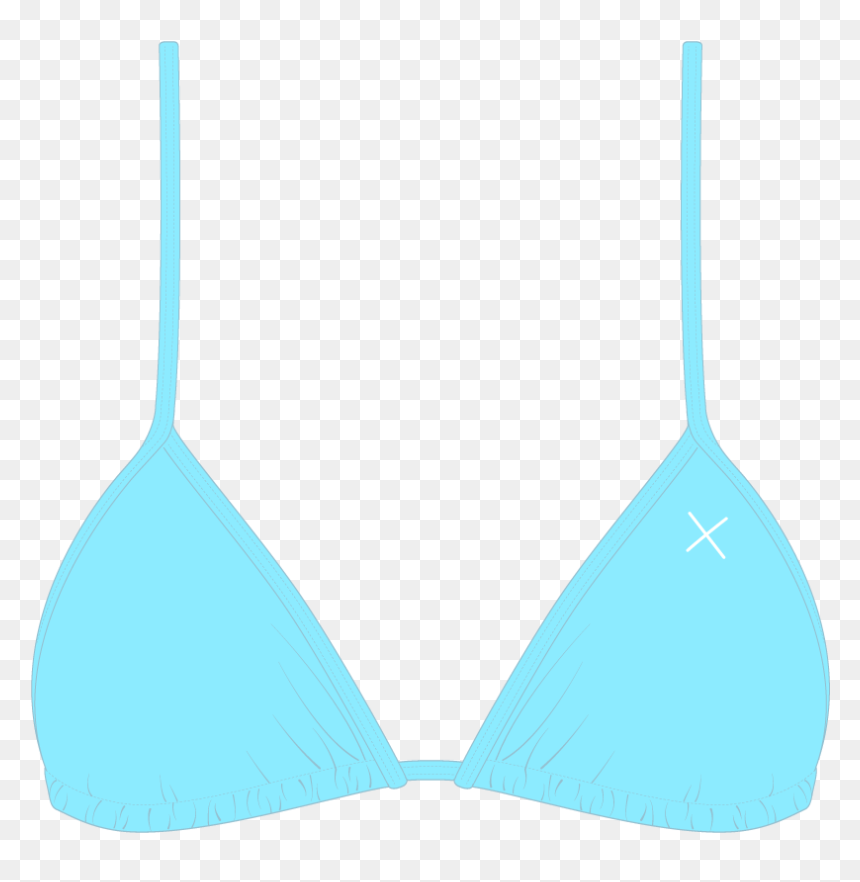 Off-blue Bikini Top Ii Clipart , Png Download - Brassiere, Transparent Png - bikini png