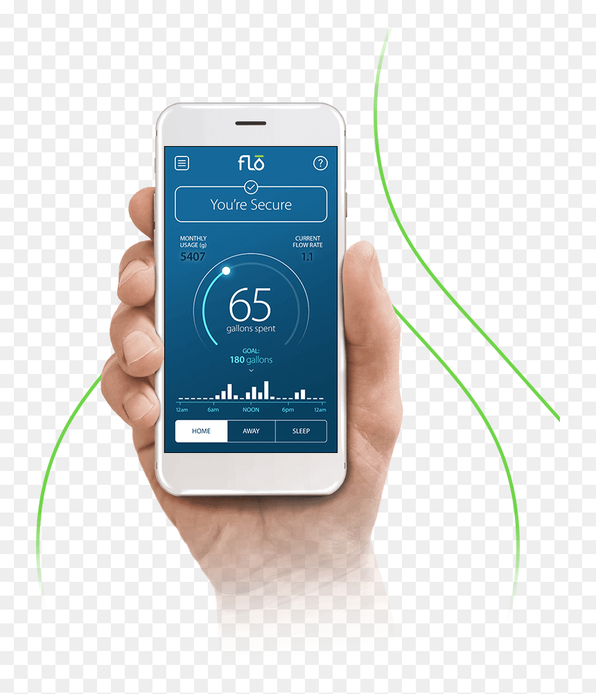 Water Damage App - Flo By Moen Smart Valve, HD Png Download - water dripping png
