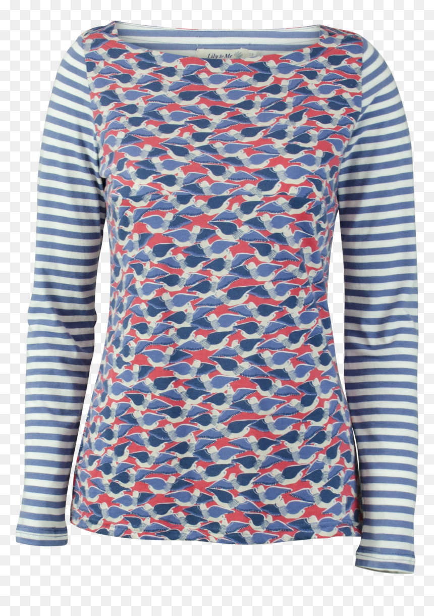 Cleeve Top Seagulls Paradise Pink - Тельняшка Вдв, HD Png Download - seagulls png