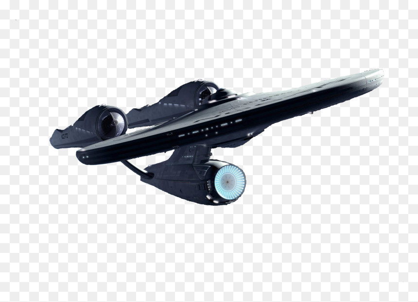 Airplane Uss Enterprise Starship Enterprise - Star Trek Enterprise, HD Png Download - starship png